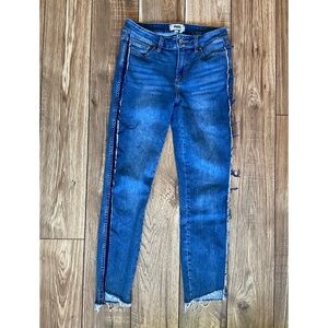 Paige Verdugo Ankle Jeans 28 Raw Side Seams And Hem